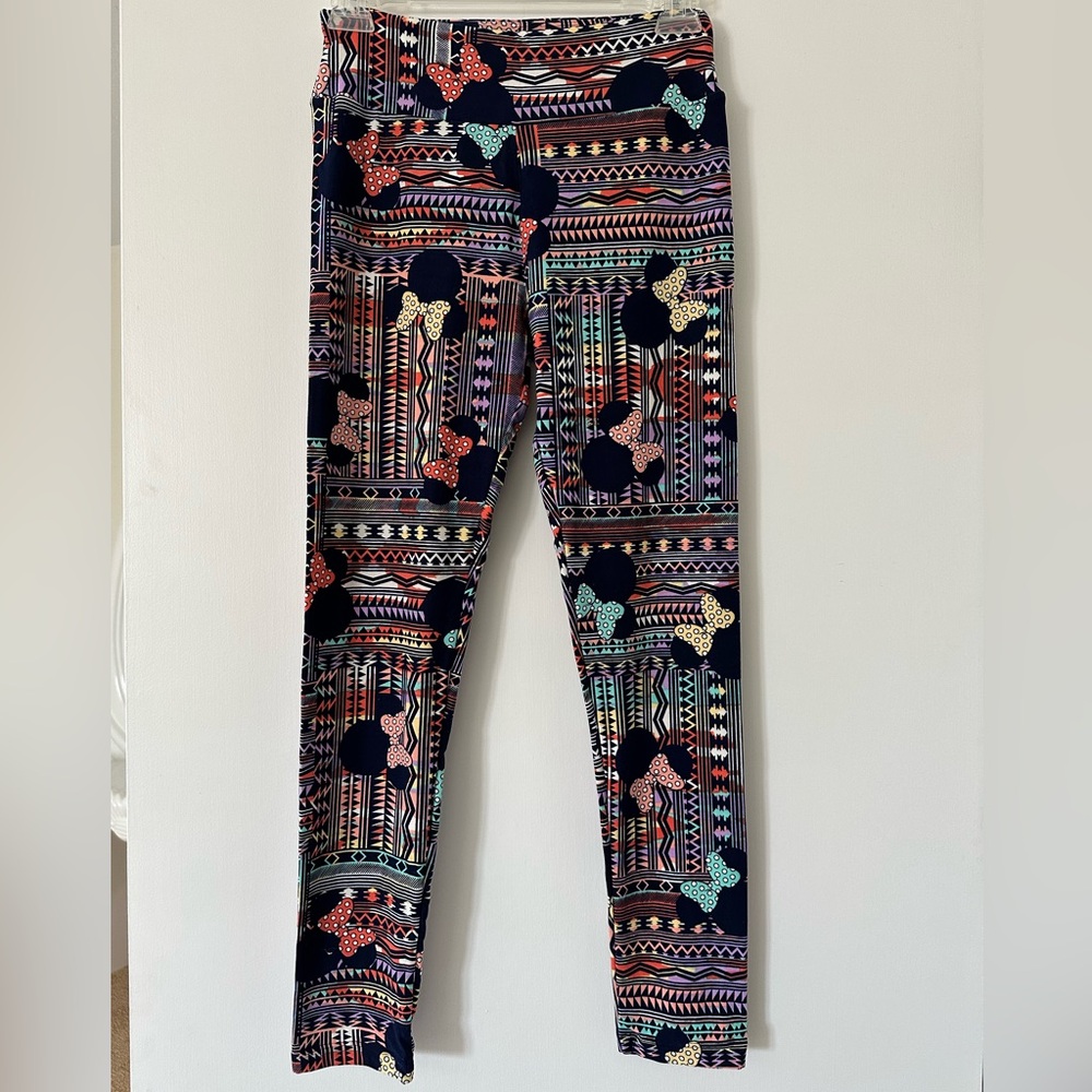 LuLaRoe Minnie Mouse Disney Multi color Pant New
